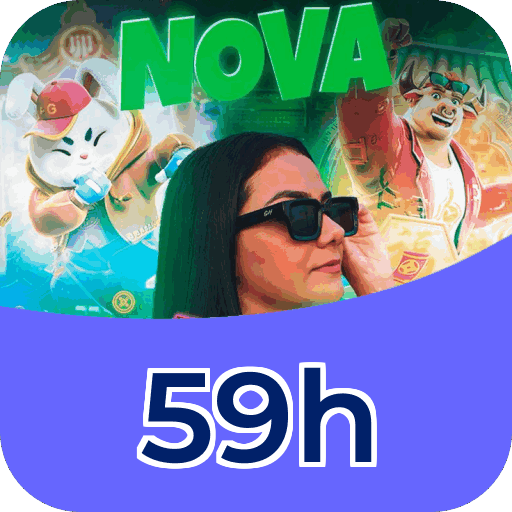Catálogo slots 59h mostrando top jogos Gates Olympus Sweet Bonanza Fortune Tiger Big Bass volatilidade RTP